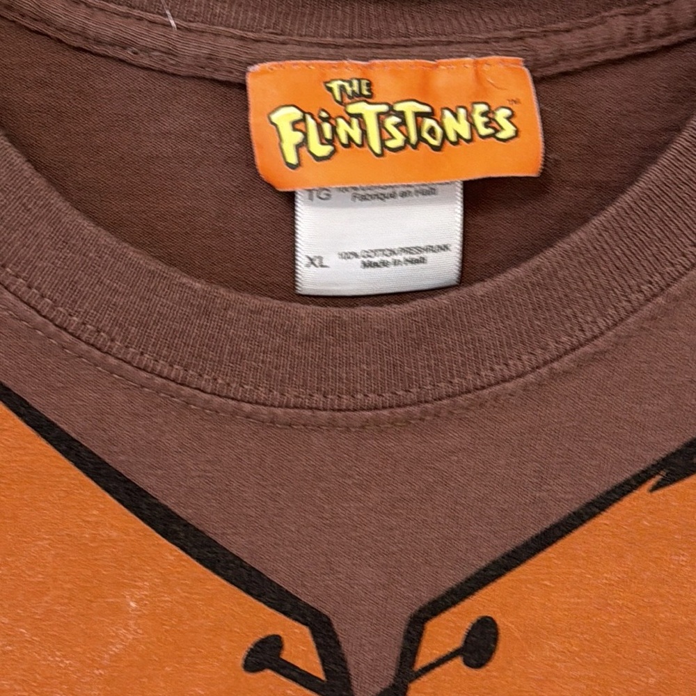 THE FLINTSTONES Rare 90’s Graphic Tshirt Shortsleeved Custer, S.D. Size XL - Picture 2 of 7